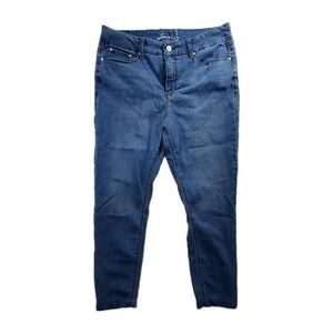 Seven Jeans Womens Size 16 Blue Tummyless Highrise Skinny